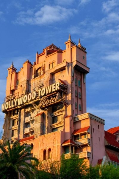 Hollywood Tower of Terror attraction at Hollywood Studios in Disney World