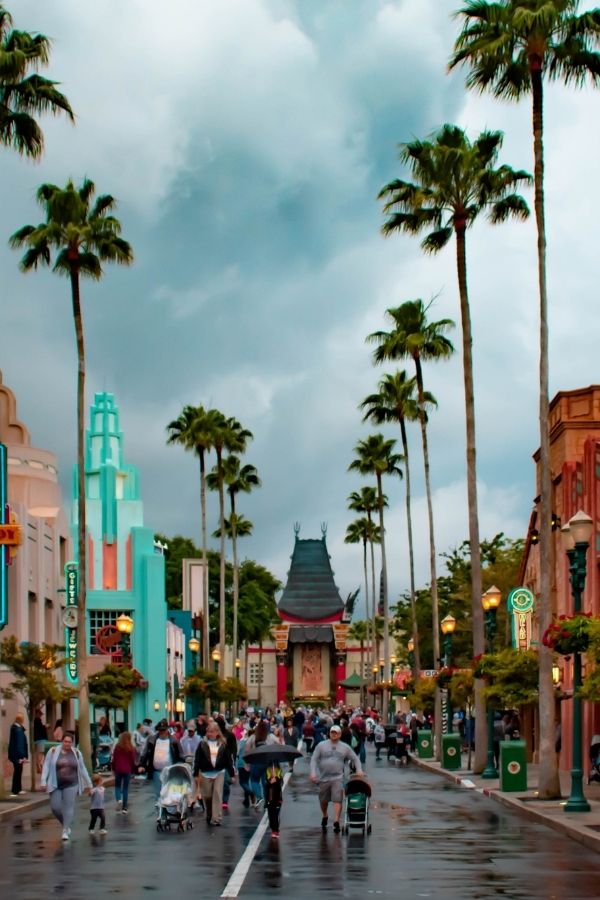 A view of the Chinese Theatre at Hollywood Studios in Disney World