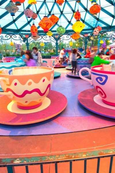 Mad Hatter's Tea Party ride in Magic Kingdom