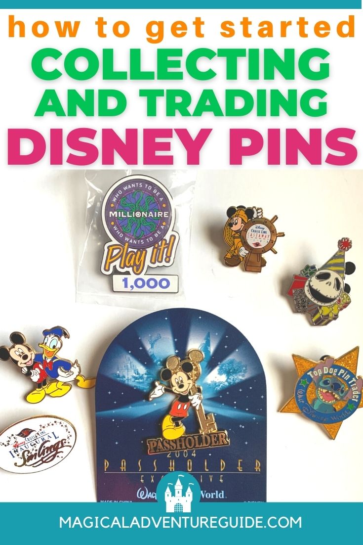 a selection of Disney enamel pins, including special edition pins.