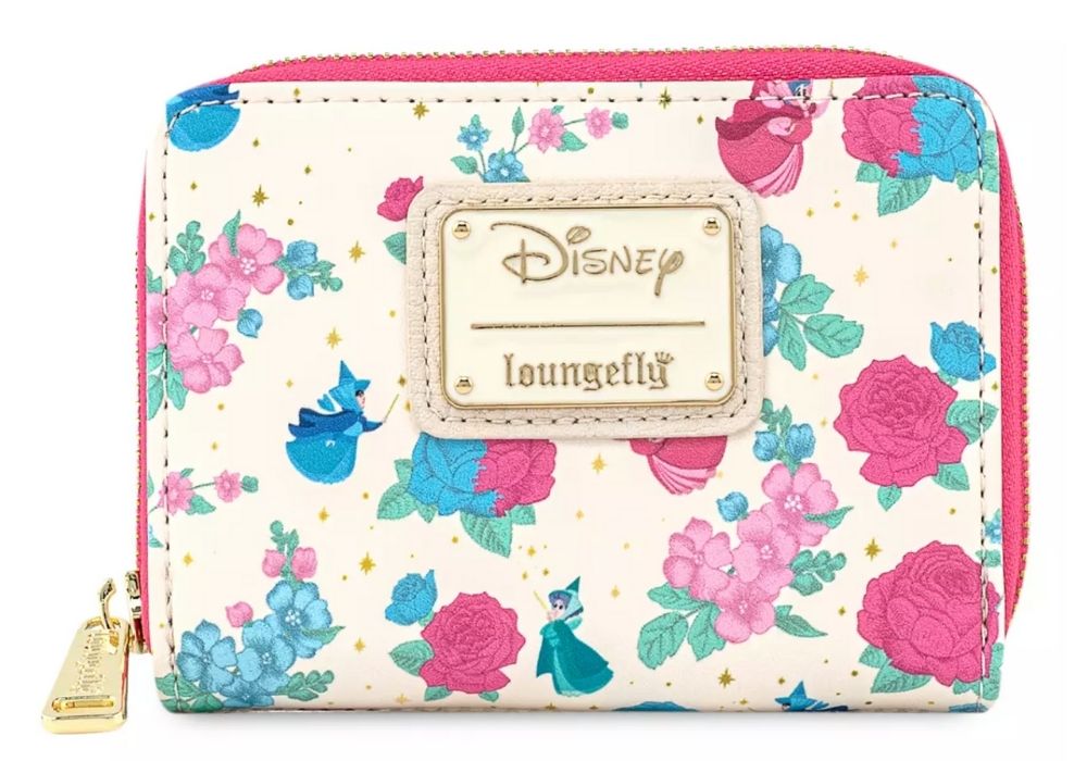 Disney Loungefly wallet featuring Flora, Fauna, and Merryweather would make a great gift for mom