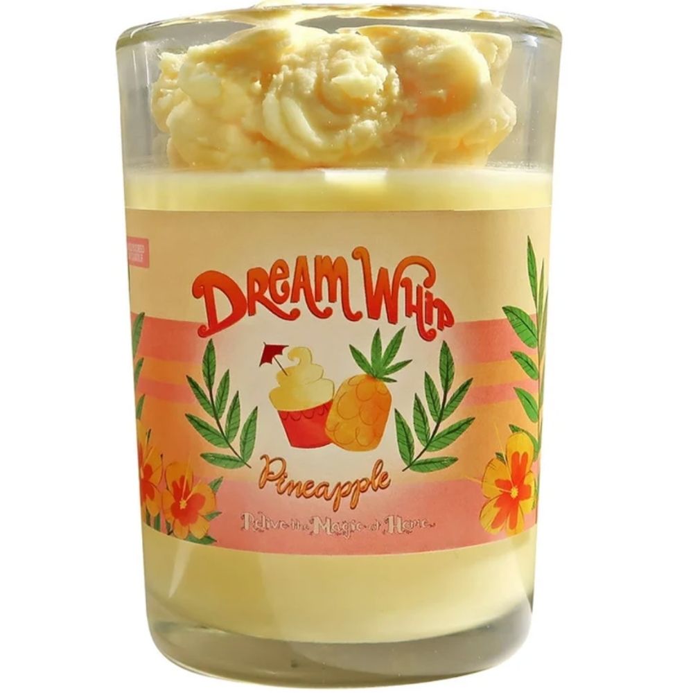 Dream Whip candle, which is meant to look and smell like a Dole Whip from Disney World or Disneyland