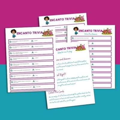 Encanto Trivia: Questions and Answers for a Party (Free Printable)
