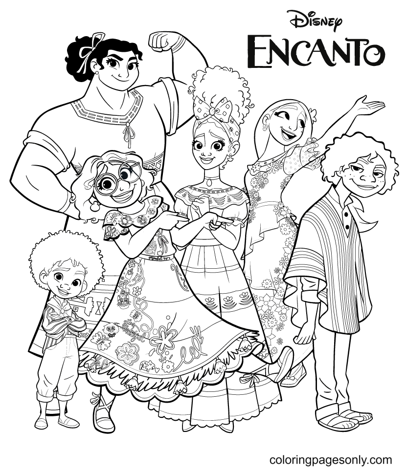 Best Free Encanto Coloring Pages - Magical Adventure Guide