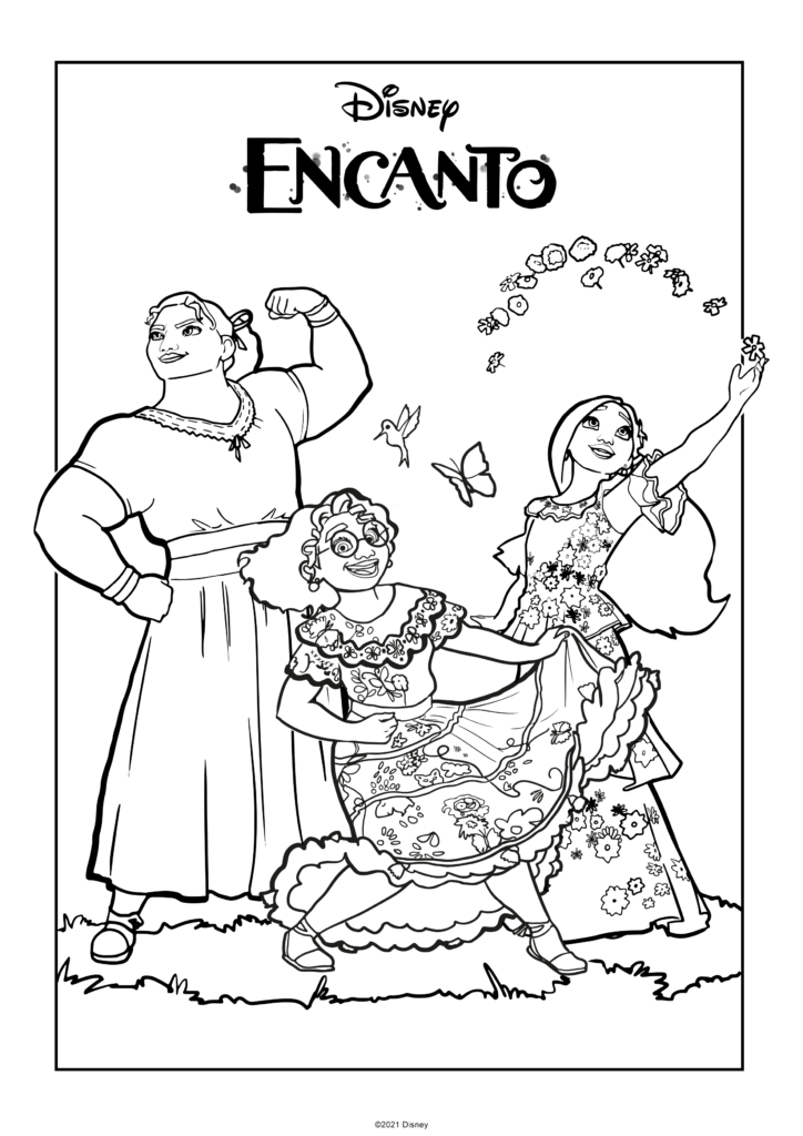 Best Free Encanto Coloring Pages - Magical Adventure Guide