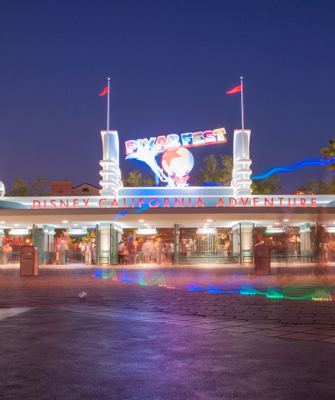 entrance to Disney California Adventure theme park